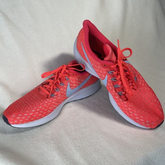 Nike Air Zoom Pegasus 35 Bright Crimson/Ice Blue-Sail 942855-600 Men’s 10 1/2 - Picture 3 of 9
